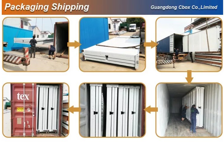 Loading of Foldable Container House