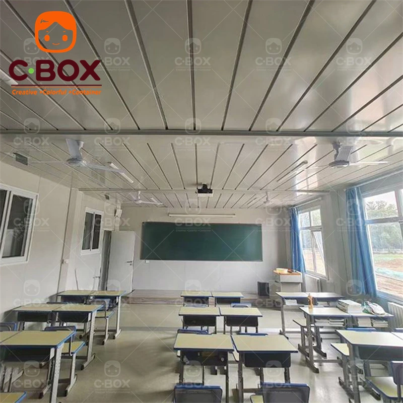 detachable flat pack container school
