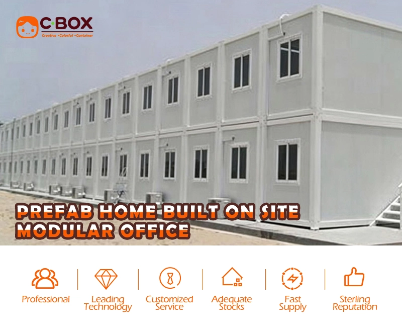 prefab home built on site