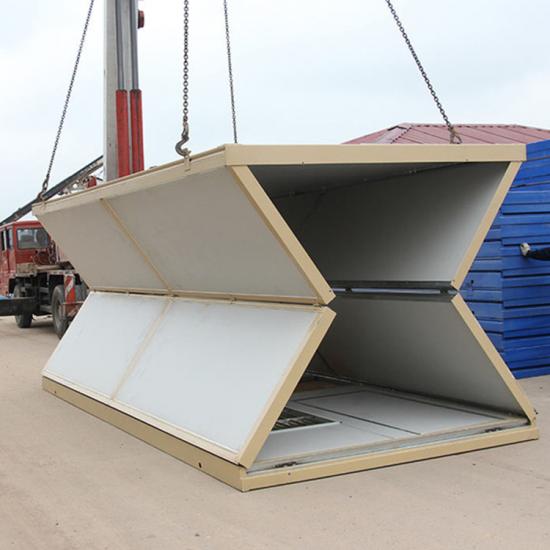 folded container house