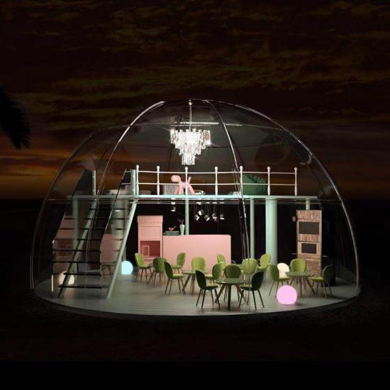 see through tent, transparent domes, clear domes, glamping domes. dome tent