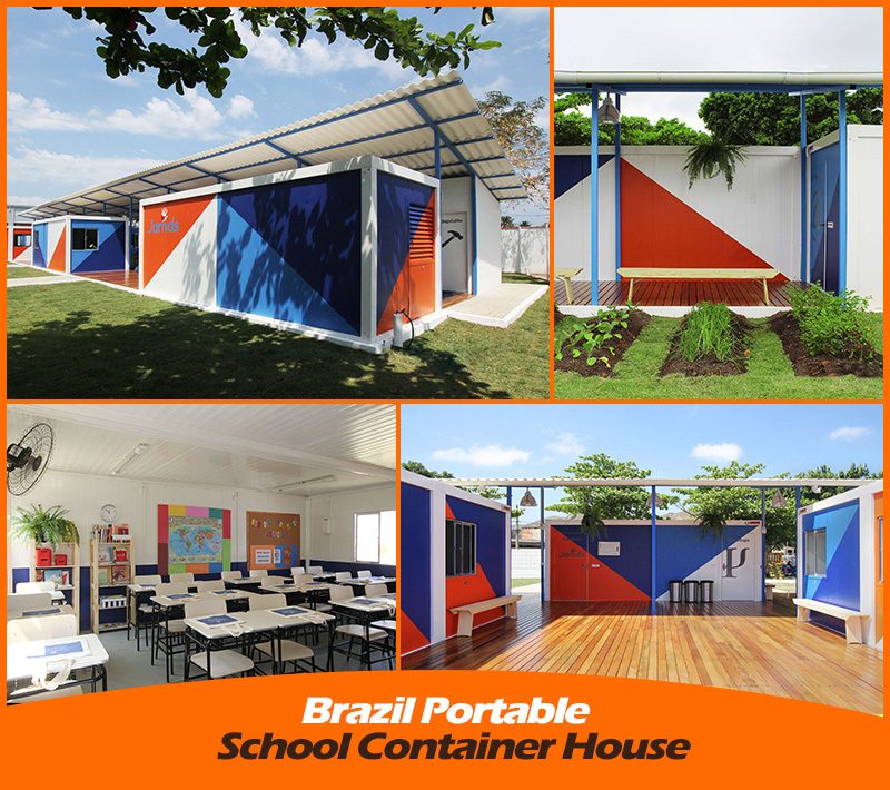 CBOX: خانه کانتینری مدرسه قابل حمل برزیل